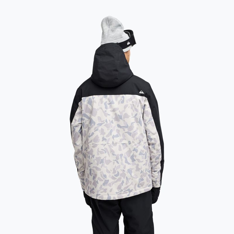 Giacca da snowboard uomo Quiksilver Sycamore 20K ice camo bone white 3