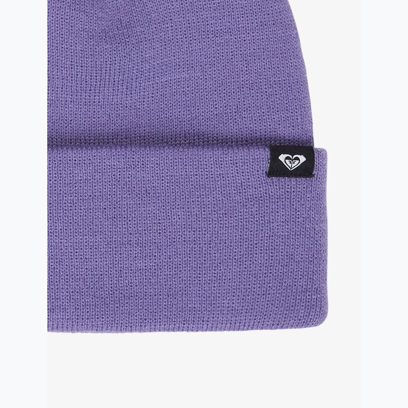 Berretto invernale da bambino ROXY Tropical Snow Beanie twilight purple 3