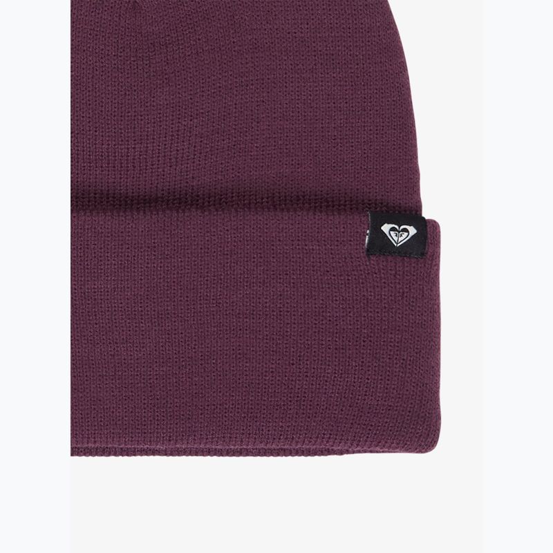 Berretto invernale da bambino ROXY Tropical Snow Beanie blackberry wine 3
