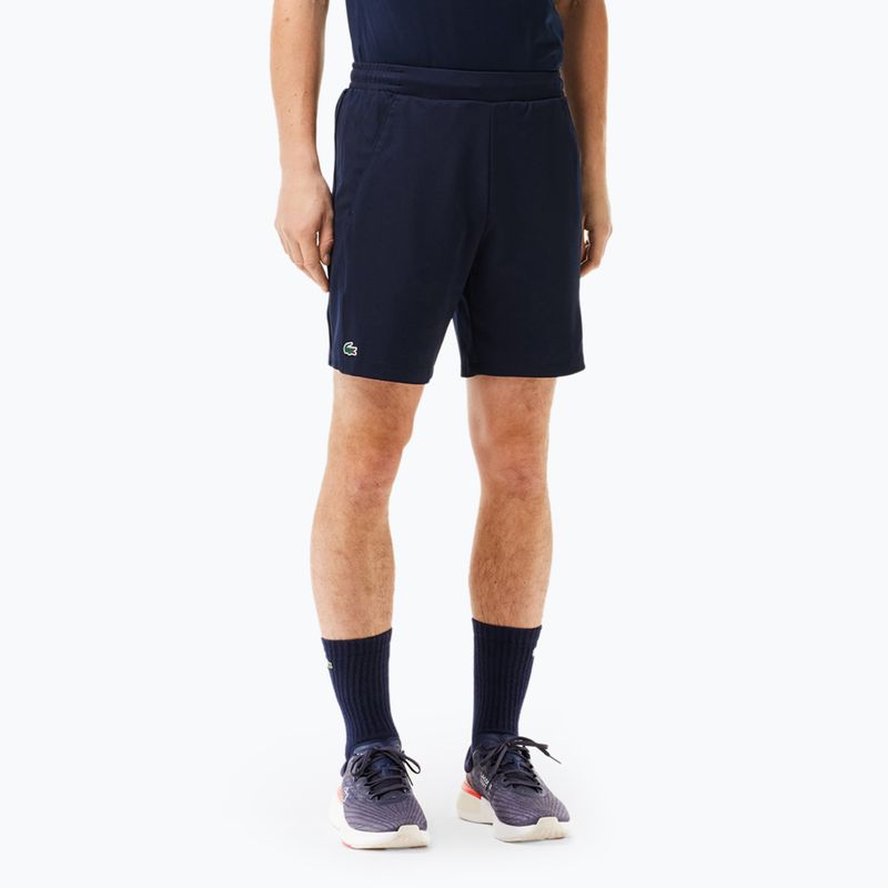 Pantaloncini da tennis Lacoste da uomo GH1089 5FS blu navy