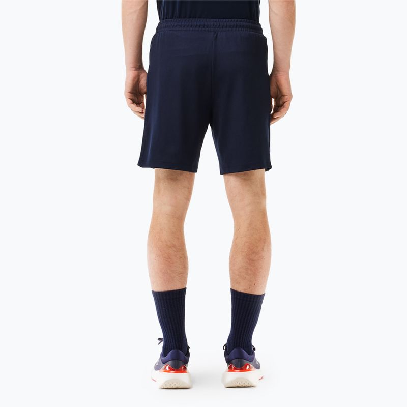 Pantaloncini da tennis Lacoste da uomo GH1089 5FS blu navy 2