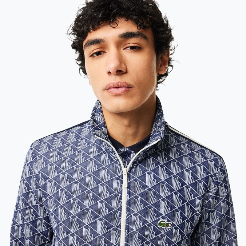 Felpa Lacoste uomo SH1368 metilene/floreale 3