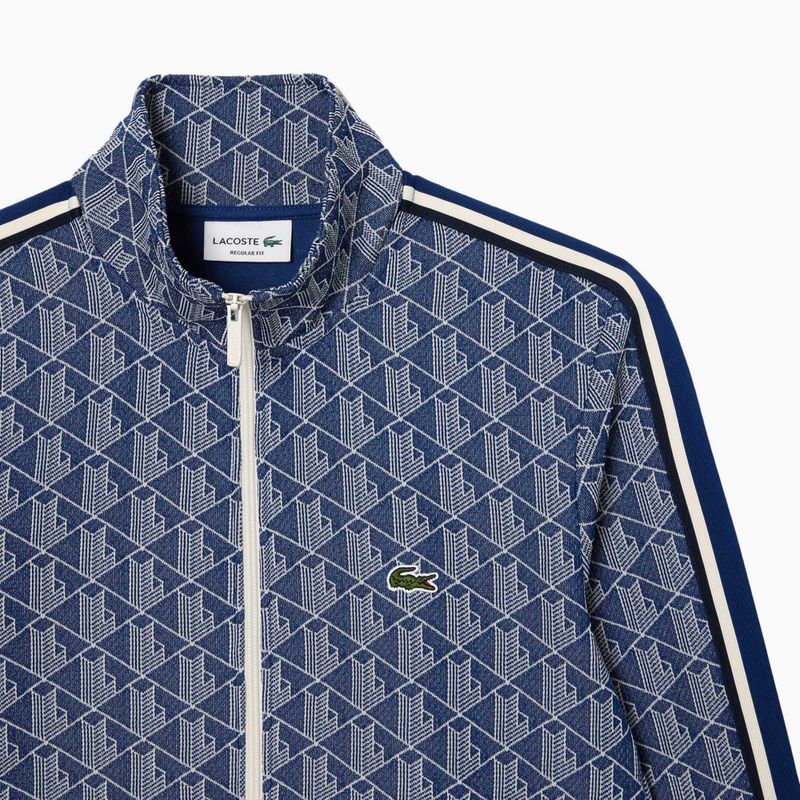 Felpa Lacoste uomo SH1368 metilene/floreale 5