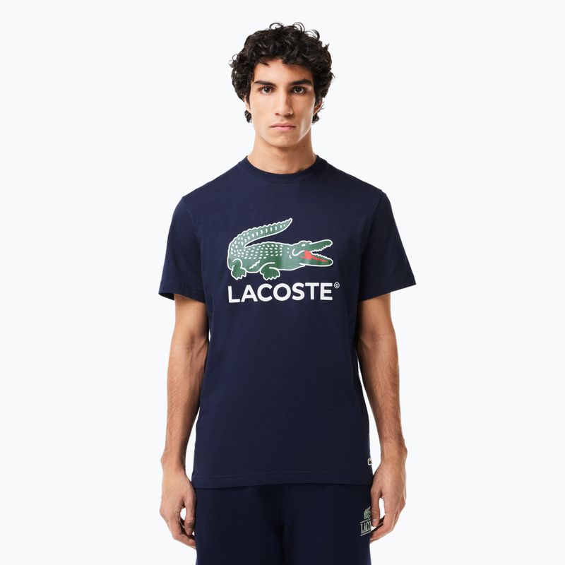 Maglietta Lacoste uomo TH1285 blu navy