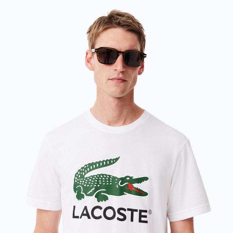 T-shirt Lacoste uomo TH1285 bianco 3