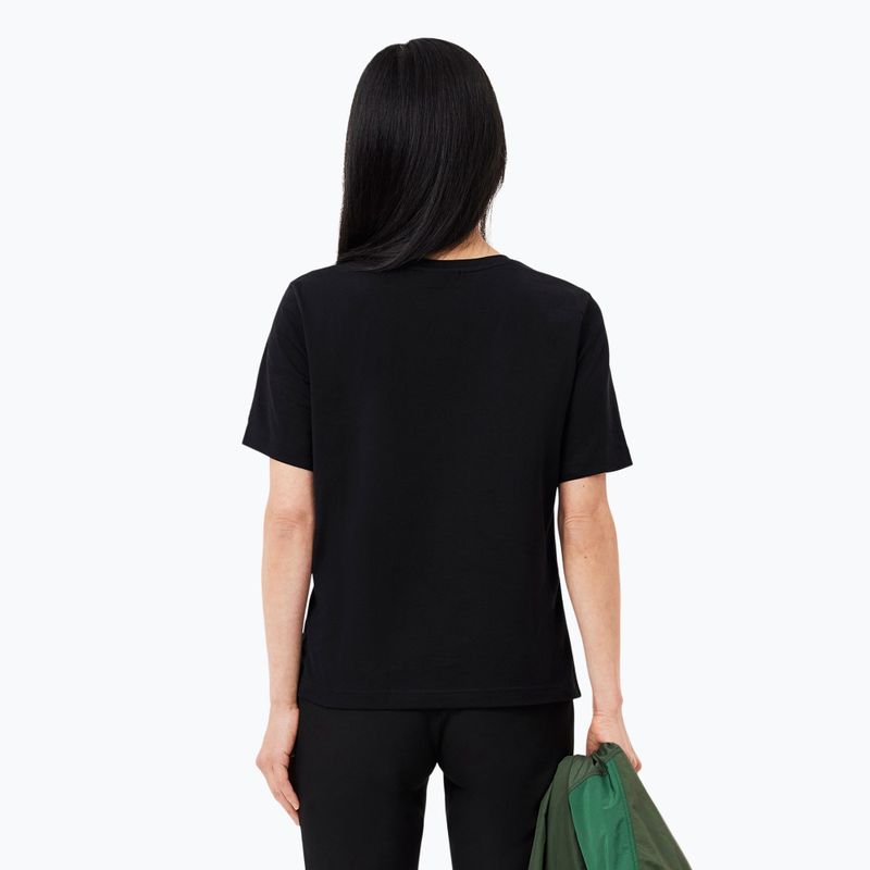 T-shirt Lacoste donna TF7300 nero 2