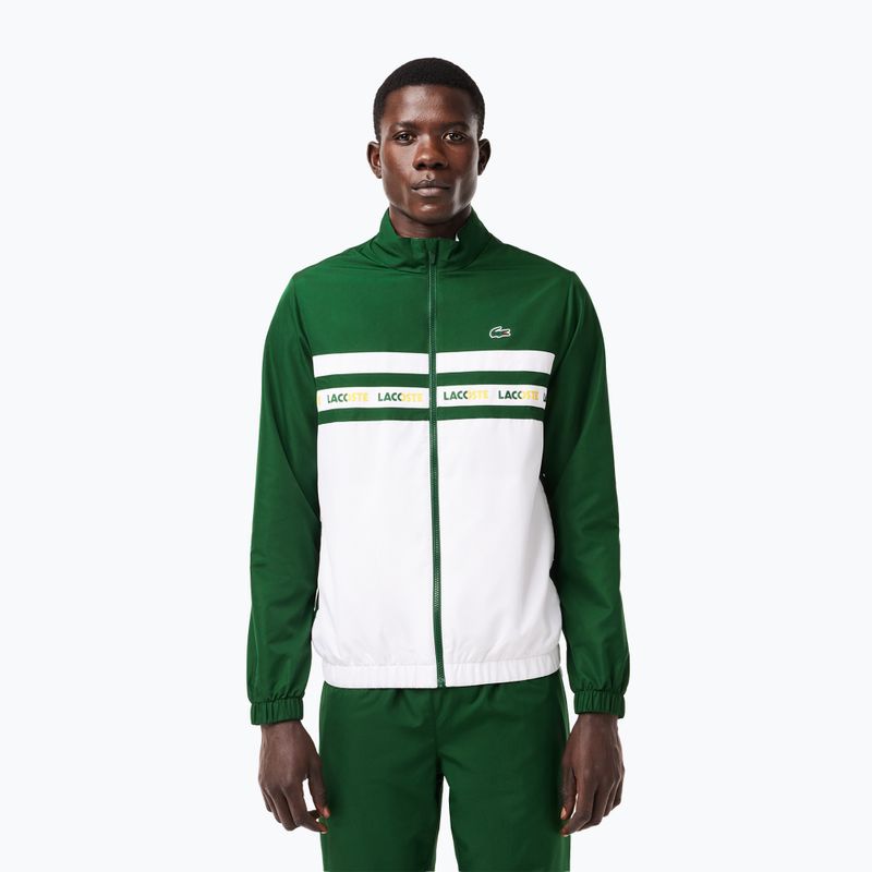 Tuta da tennis Lacoste uomo WH7567 verde/bianco 3