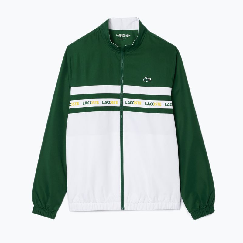 Tuta da tennis Lacoste uomo WH7567 verde/bianco 6