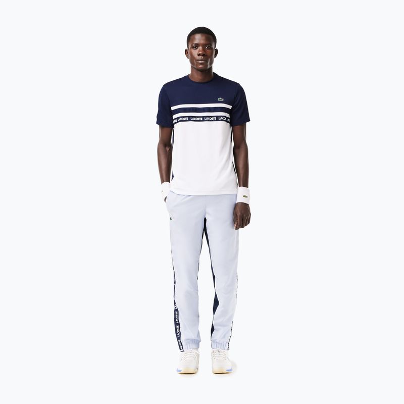T-shirt Lacoste uomo TH7515 bianco/blu navy 2