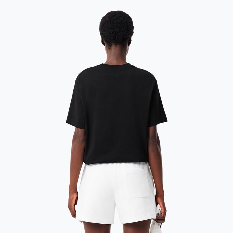 T-shirt Lacoste donna TF7215 nero 2