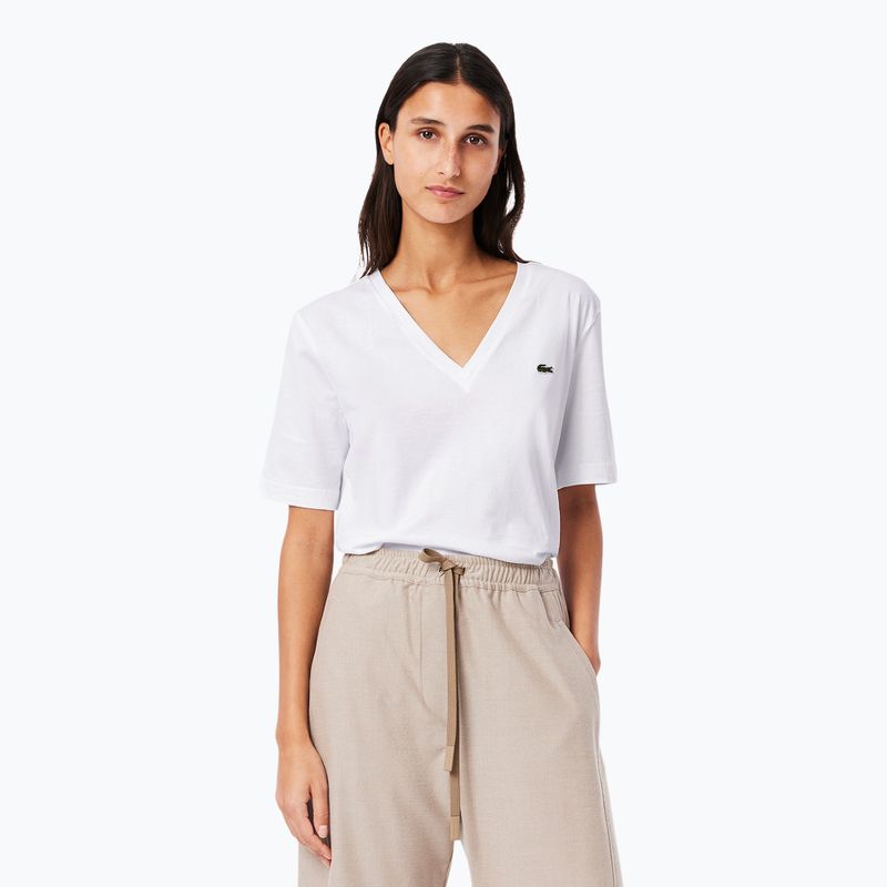 T-shirt Lacoste donna TF7300 bianco