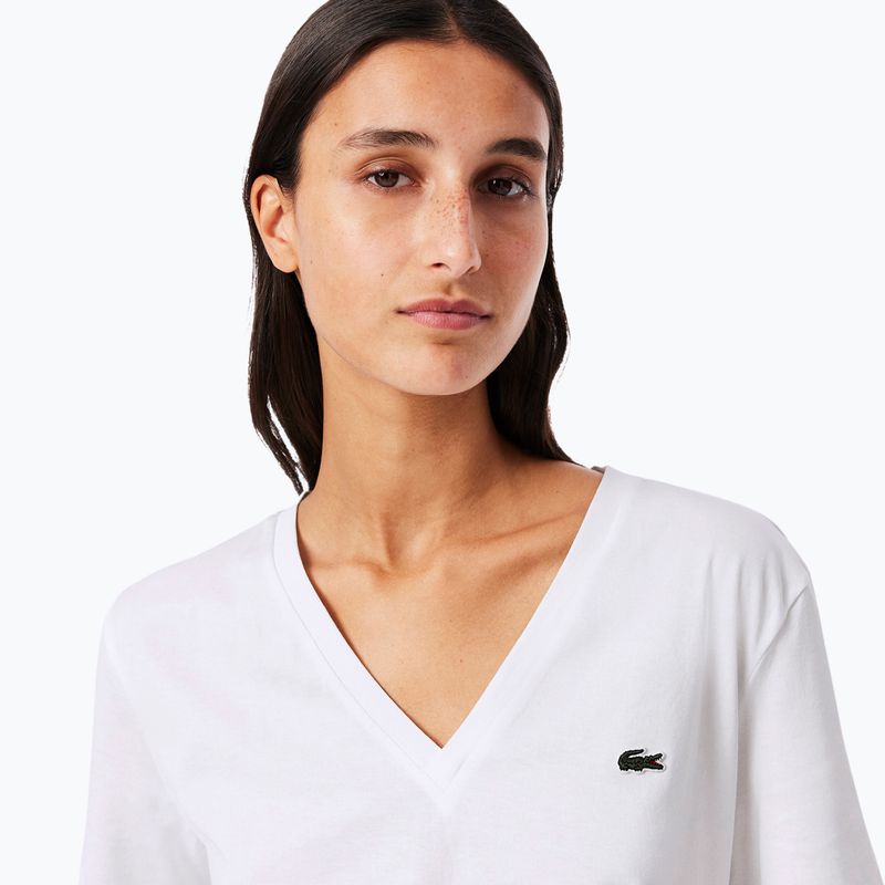T-shirt Lacoste donna TF7300 bianco 3