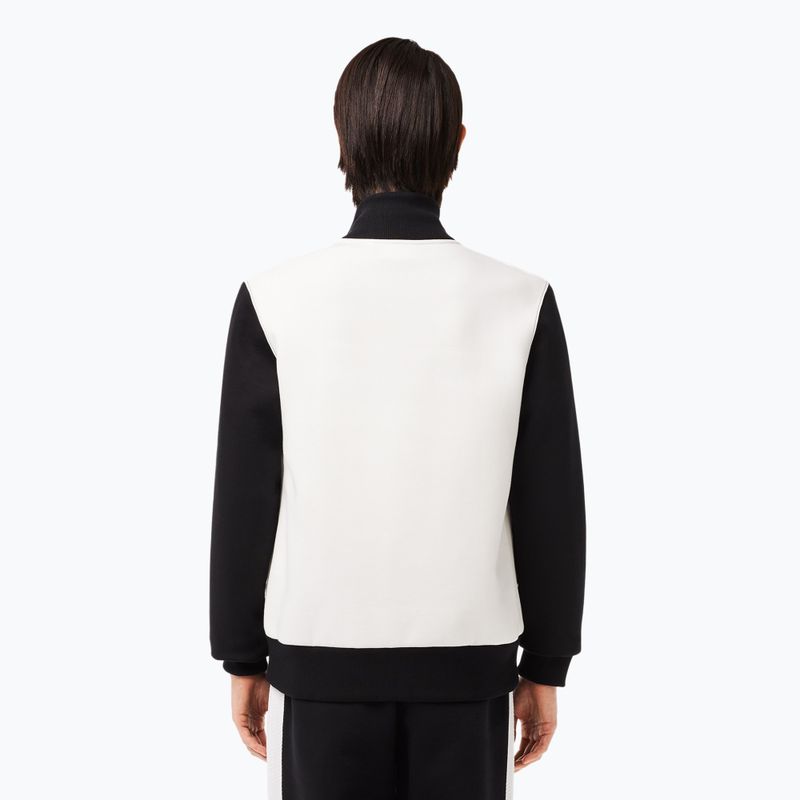 Felpa Lacoste uomo SH7490 farina/nero 2