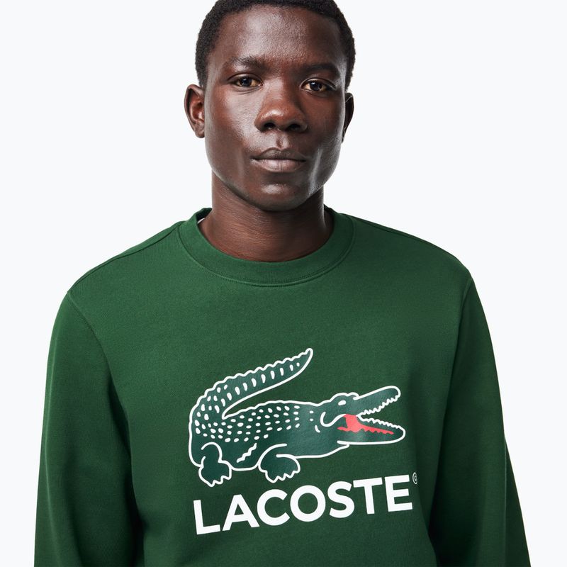 Felpa Lacoste uomo SH1281 verde 4