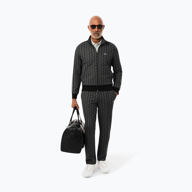 Pantaloni Lacoste da uomo XH1440 nero/grafite 4