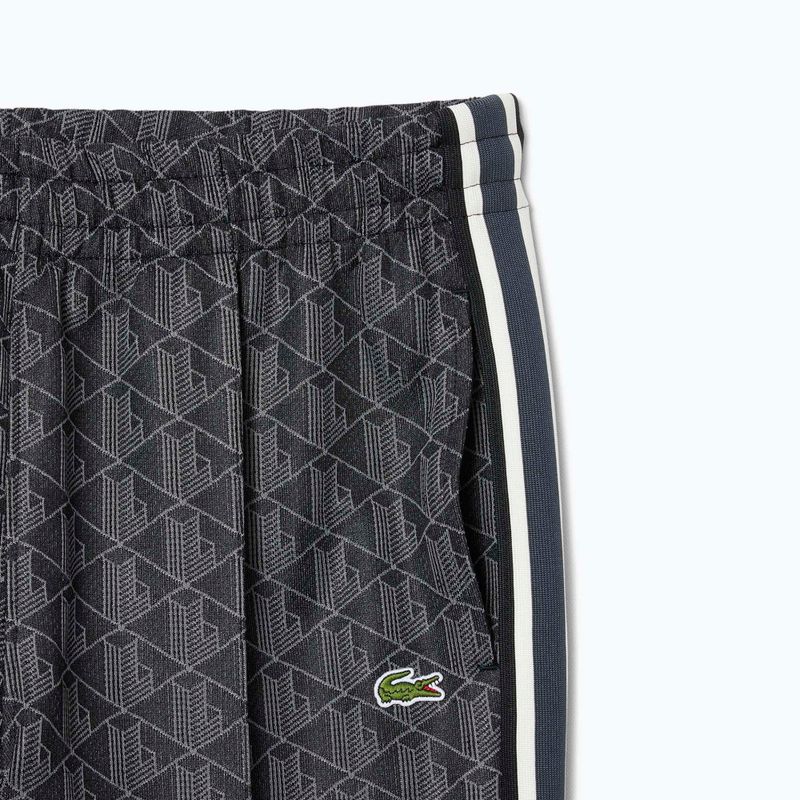 Pantaloni Lacoste da uomo XH1440 nero/grafite 6