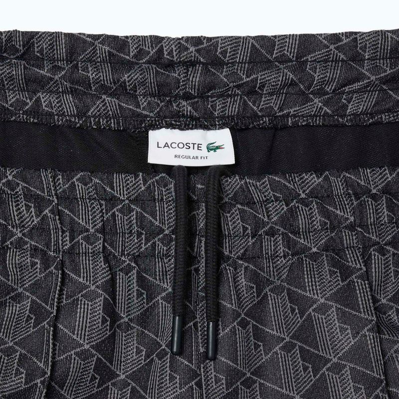 Pantaloni Lacoste da uomo XH1440 nero/grafite 7