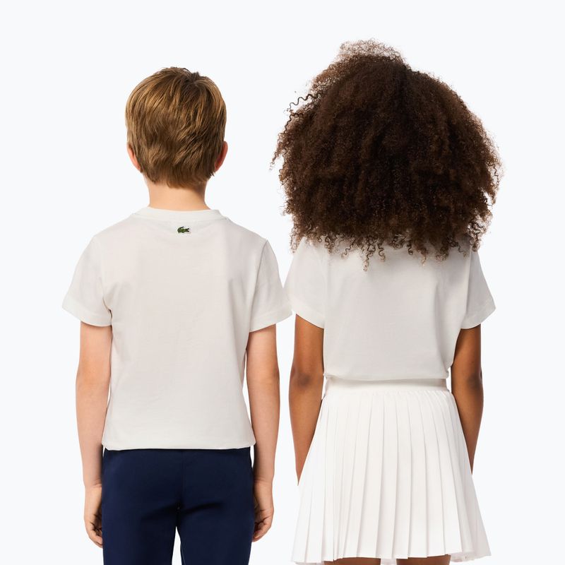 Maglietta Lacoste da bambino TJ3003 farina 3