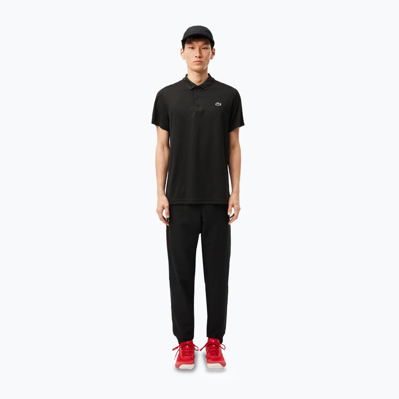 Pantaloni Lacoste da uomo XH2521 nero 4