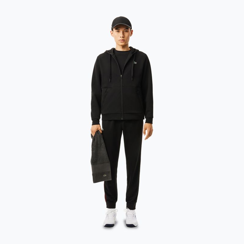Pantaloni Lacoste da uomo XH2624 nero / expresso 4