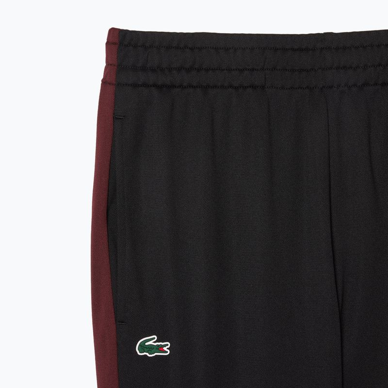 Pantaloni Lacoste da uomo XH2624 nero / expresso 7