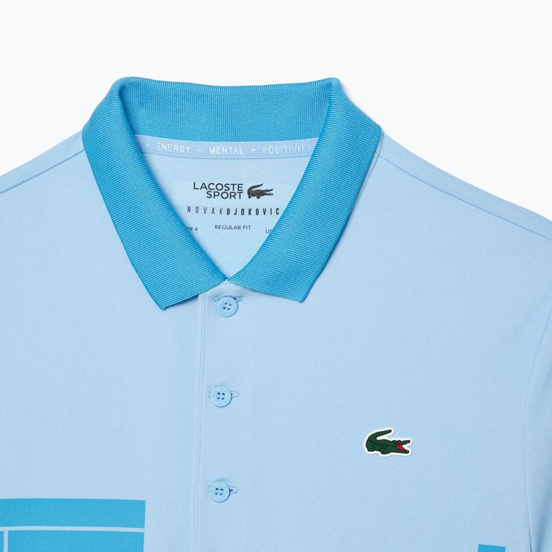 Polo Lacoste DH2568 panoramica/blu argentino 7