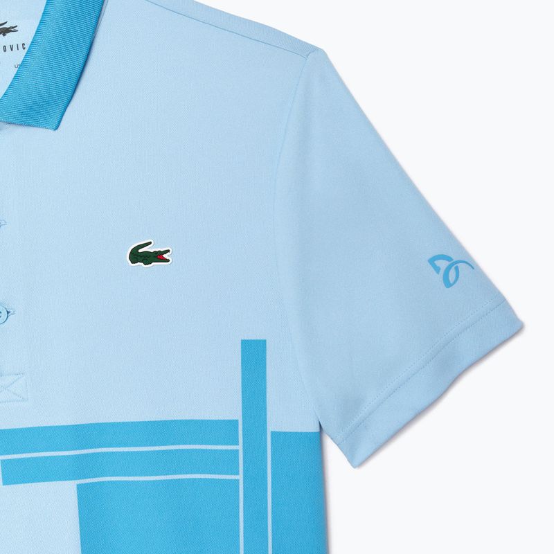 Polo Lacoste DH2568 panoramica/blu argentino 8