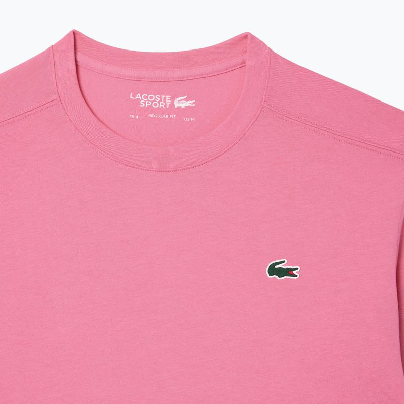 Maglietta Lacoste uomo TH7618 reseda rosa 2
