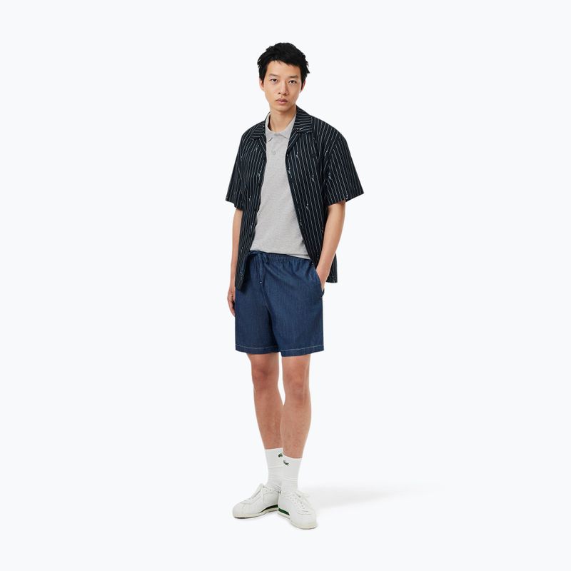 Polo uomo Lacoste Polo DH5522 silver chine 2