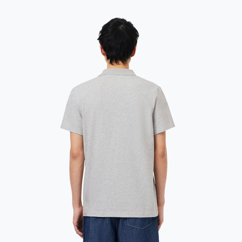 Polo uomo Lacoste Polo DH5522 silver chine 3