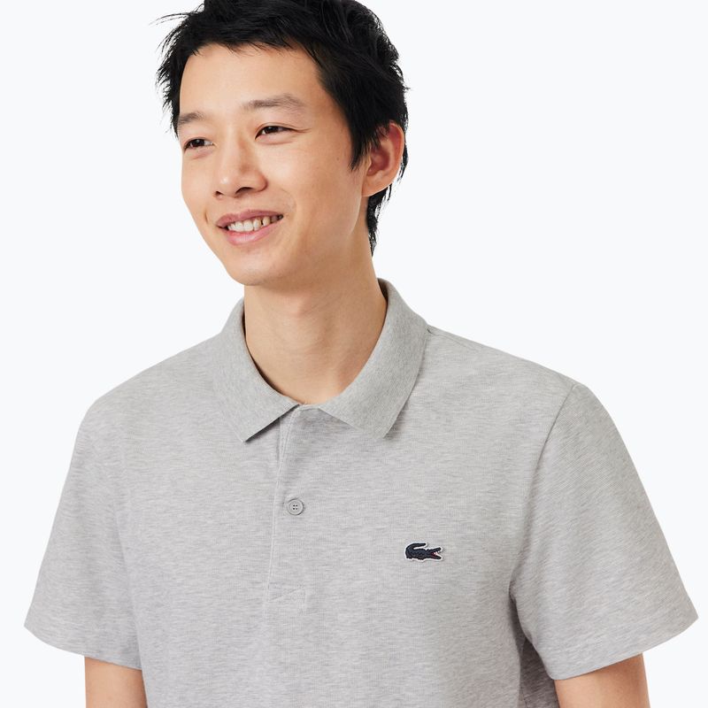 Polo uomo Lacoste Polo DH5522 silver chine 4