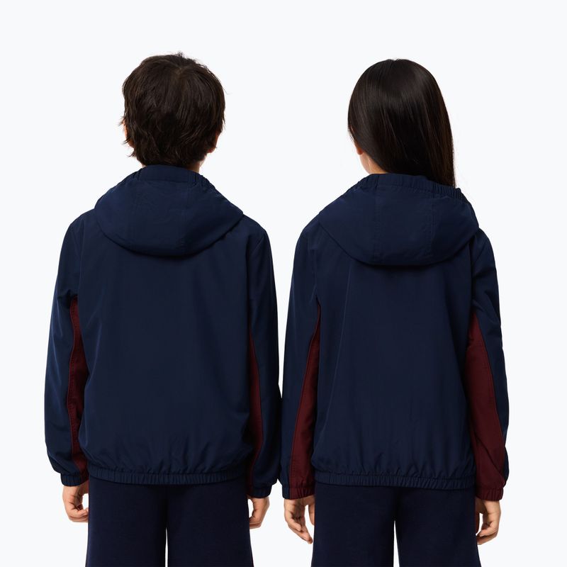Giacca Lacoste da bambino BJ2453 blu navy / expresso 3