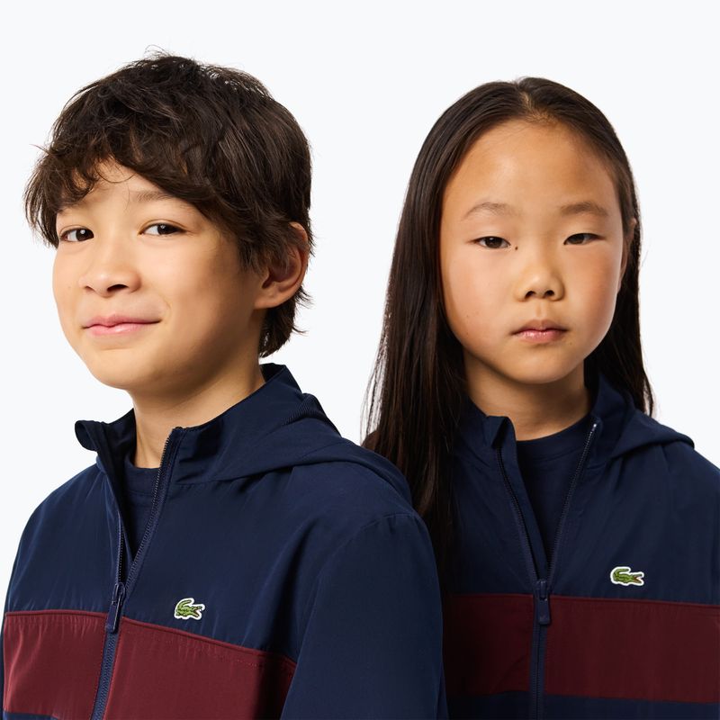 Giacca Lacoste da bambino BJ2453 blu navy / expresso 4