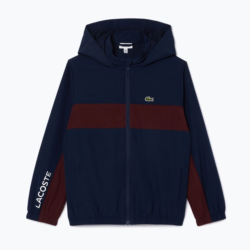 Giacca Lacoste da bambino BJ2453 blu navy / expresso 5