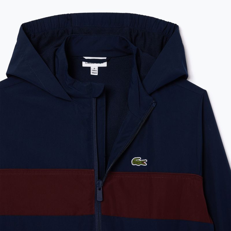 Giacca Lacoste da bambino BJ2453 blu navy / expresso 7