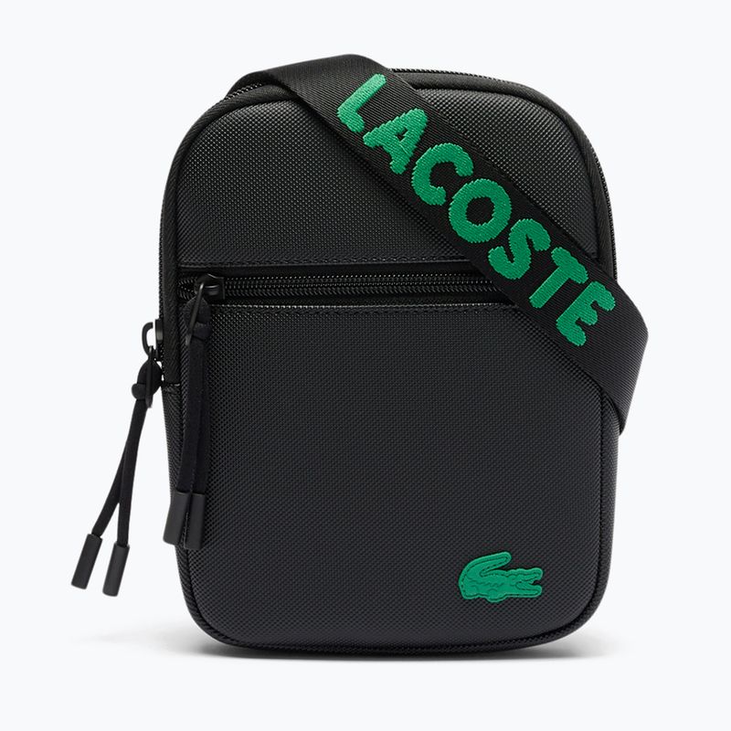 Sacca da uomo Lacoste NH4679TX fettuccia jacquard noir