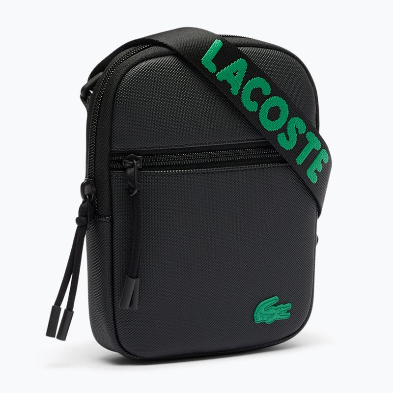 Sacca da uomo Lacoste NH4679TX fettuccia jacquard noir 3