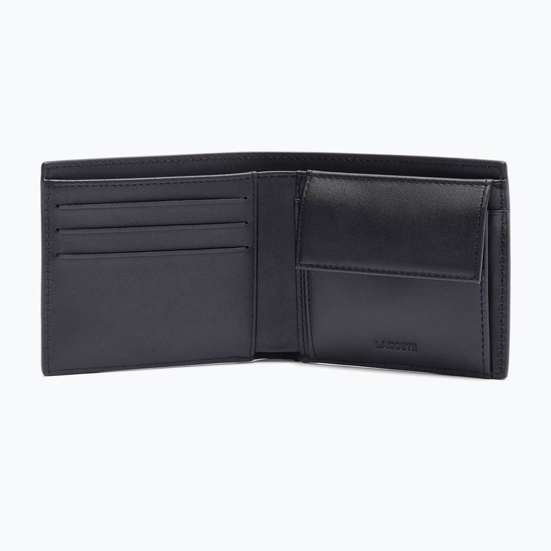 Portafoglio Lacoste NH4480FG noir kr sinople 2