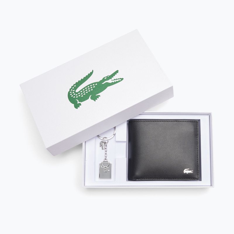 Portafoglio Lacoste NH4480FG noir kr sinople 4