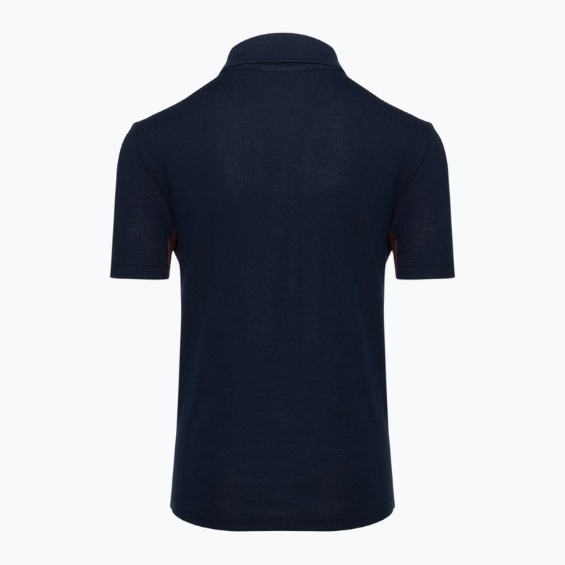 Polo Lacoste bambino PJ2479 blu navy-espresso 2