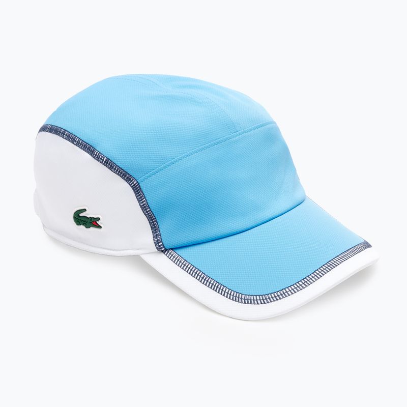 Cappello da baseball Lacoste da uomo RK7574 blu argentino/bianco