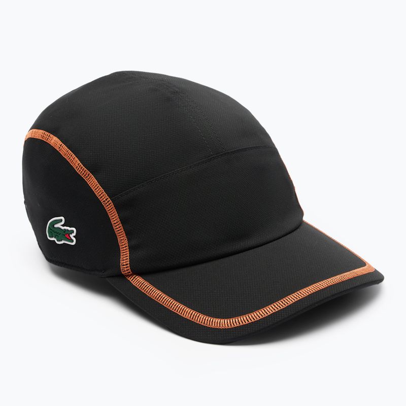 Cappello da baseball Lacoste da uomo RK7574 nero/nero