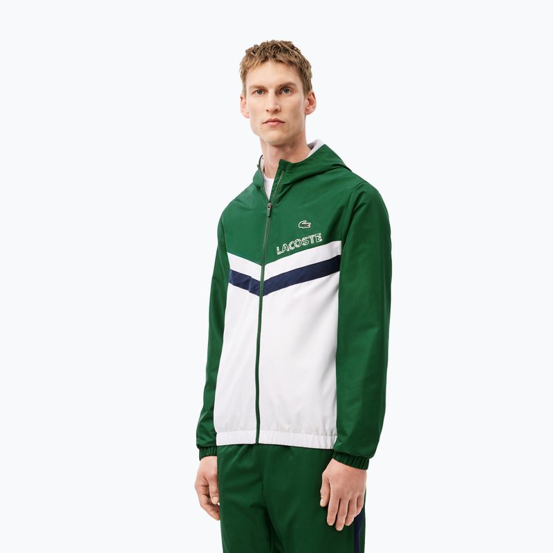 Tuta Lacoste uomo WH4241 verde/bianco/blu scuro 3