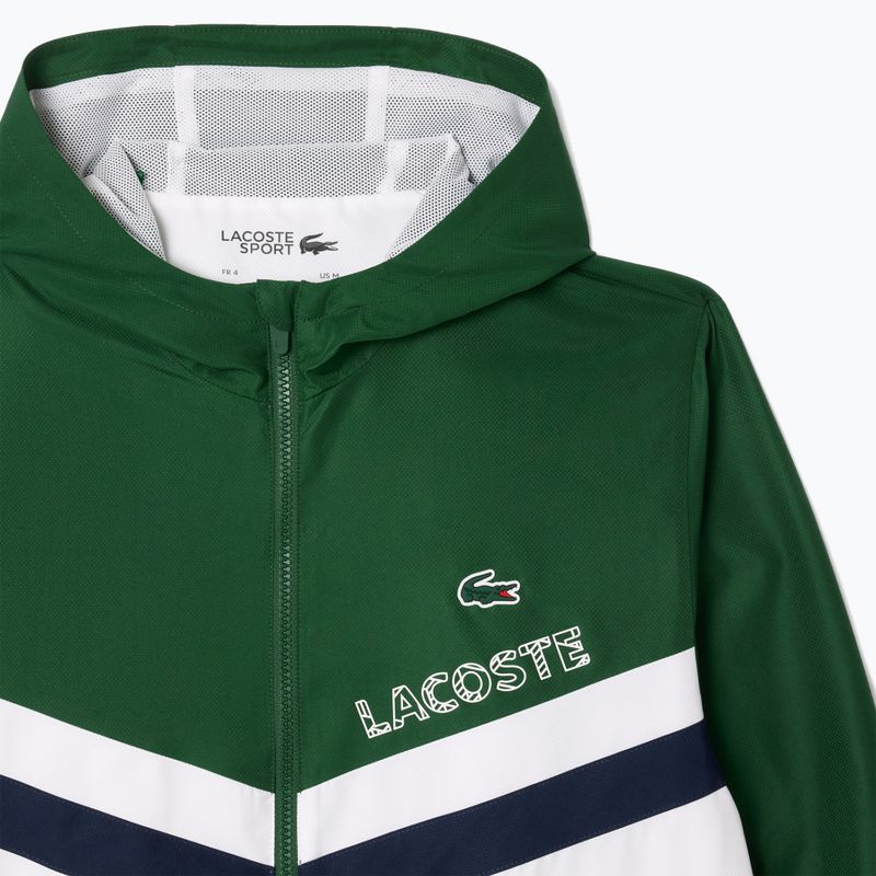 Tuta Lacoste uomo WH4241 verde/bianco/blu scuro 8