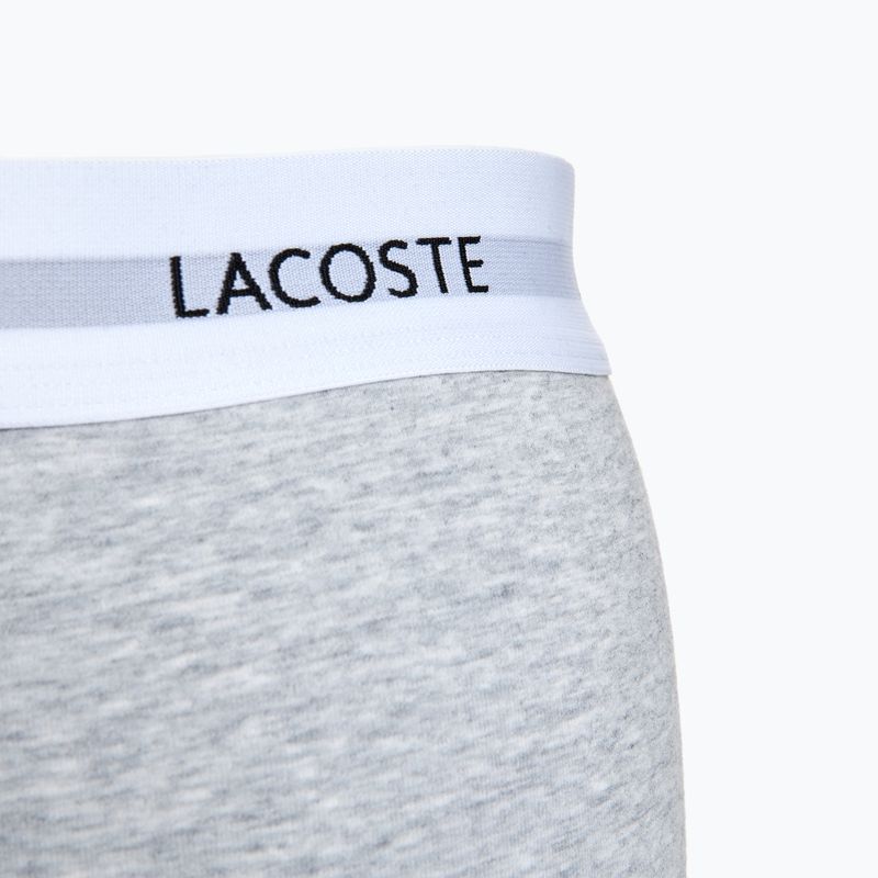 Lacoste boxer uomo 5H5150 3 paia nero/bianco/argento chine 6