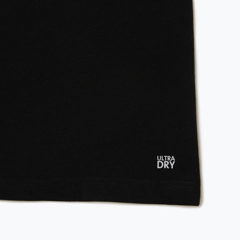 Maglietta Lacoste da uomo TH2508 nero/bianco 8