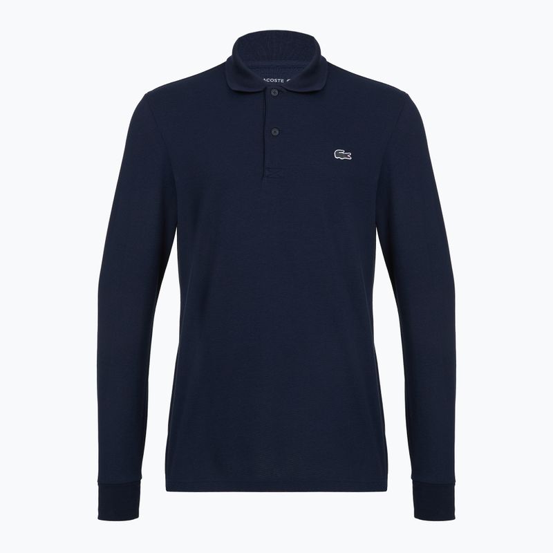 Longsleeve Polo da uomo Lacoste DH5523 navy blue