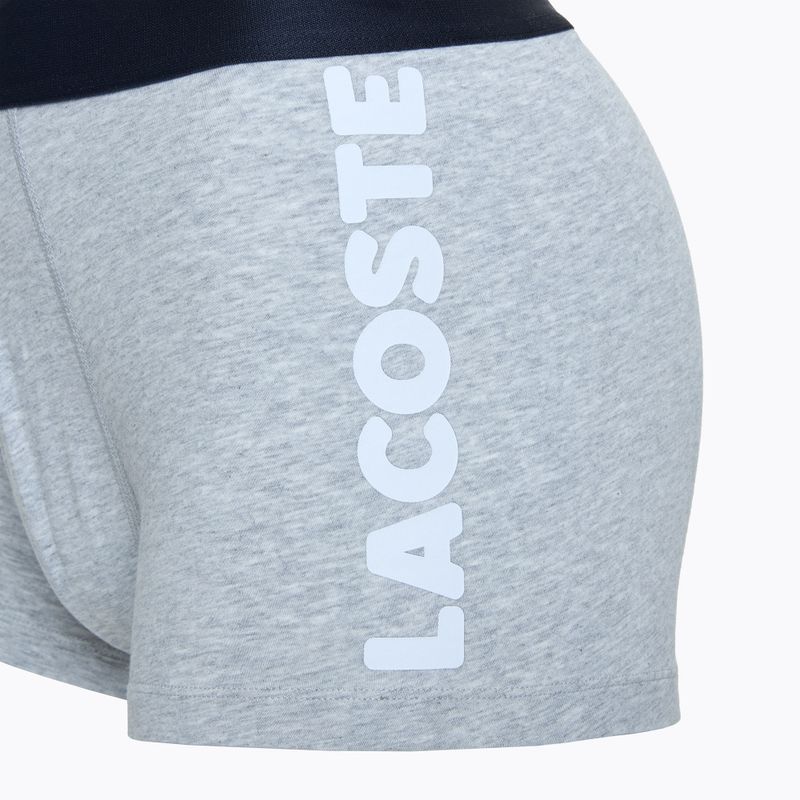 Lacoste boxer 5H1803 BCK 3 paia blu navy/argento porcellana/rosso 4