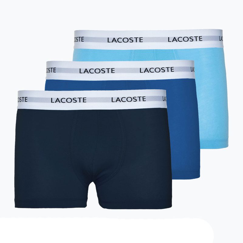 Lacoste boxer uomo 5H5150 3 paia globo/blu argentino/navy