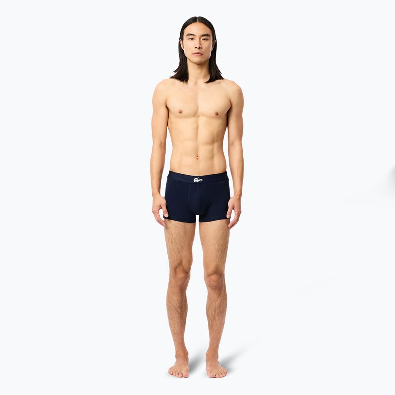 Lacoste boxer 5H1803 BCK 3 paia blu navy/argento porcellana/rosso 3